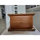 Numéro sept mini leather crossbody bag Polene