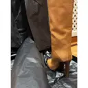 Leather riding boots Saint Laurent