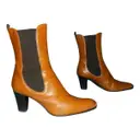 Leather ankle boots Santoni