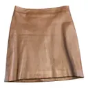 Leather mini skirt The Row