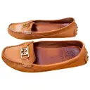 Leather flats Tory Burch