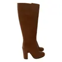 Leather boots Vince  Camuto