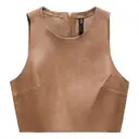 Leather corset Zara