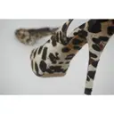 Pony-style calfskin sandals Dolce & Gabbana