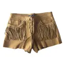 Camel Suede Shorts Polo Ralph Lauren