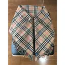 Wool stole Burberry - Vintage