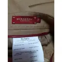 Wool straight pants Burberry - Vintage