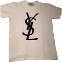 WHITE YSL T-SHIRT Yves Saint Laurent