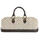Ecru Cloth Handbag Louis Vuitton