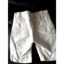 Buy Bonpoint Ecru Cotton Shorts online