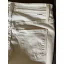 Ecru Cotton - elasthane Jeans Mother