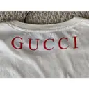 Ecru Cotton T-shirt Gucci