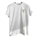 Ecru Cotton T-shirt Maison Kitsune