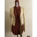 Leather short vest Armani Collezioni