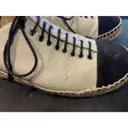 Leather espadrilles Chanel