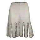 Leather mid-length skirt Dolce & Gabbana - Vintage