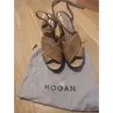 Leather sandals Hogan