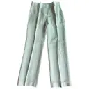 Linen large pants Brunello Cucinelli - Vintage