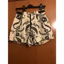 Elisabetta Franchi Ecru Polyester Shorts for sale