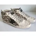 Mid Star pony-style calfskin trainers Golden Goose