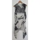 Buy Ann Demeulemeester Silk mid-length dress online - Vintage
