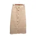 Silk mid-length skirt Baserange