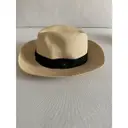 Ecru Wicker Hat Borsalino