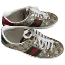 Ace cloth trainers Gucci