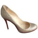 Simple pump glitter heels Christian Louboutin