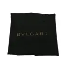 Leather handbag Bvlgari