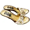 Leather mules & clogs D&G