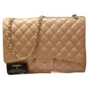 Gold Leather Handbag Chanel
