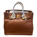 Leather handbag Hermès - Vintage