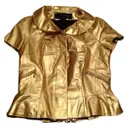 Gold Leather Jacket Louis Vuitton