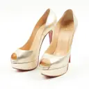 Buy Christian Louboutin Lady Peep leather heels online