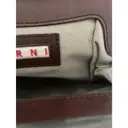 Leather clutch bag Marni