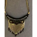 Buy Non Signé / Unsigned Leather necklace online
