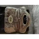 Leather clutch bag Roberto Cavalli
