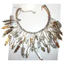 Gold Metal Long necklace Aurelie Bidermann