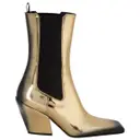 Patent leather ankle boots Prada