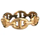 Chaîne d'Ancre Enchaînée pink gold ring Hermès