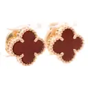 Buy Van Cleef & Arpels Sweet Alhambra pink gold earrings online