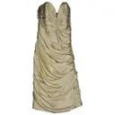 Gold Silk Dress Vicky Tiel - Vintage