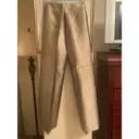 Oscar De La Renta Silk trousers for sale