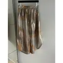 Buy Rabens Saloner Silk maxi skirt online