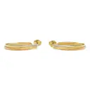 C yellow gold earrings Cartier
