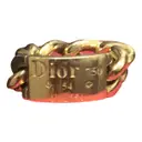 Gourmette yellow gold ring Dior