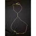 Yellow gold necklace Jacquie Aiche