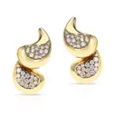 Yellow gold earrings Marina B
