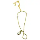 Yellow gold necklace Monica Vinader